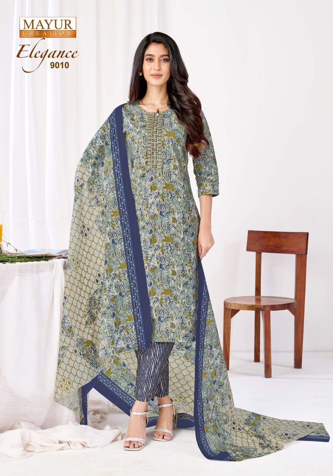 ELEGANCE VOL:-9  READYMADE COTTON DRESS  MAYUR CREATION 