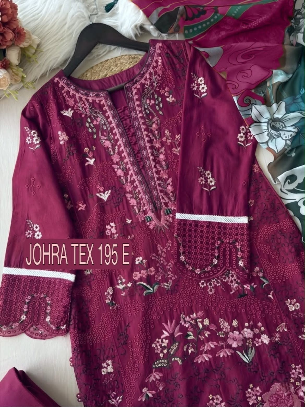 JT - 195 E RAYON COLLECTION BY PAKISTANI SUIT (JOHRA TEX)