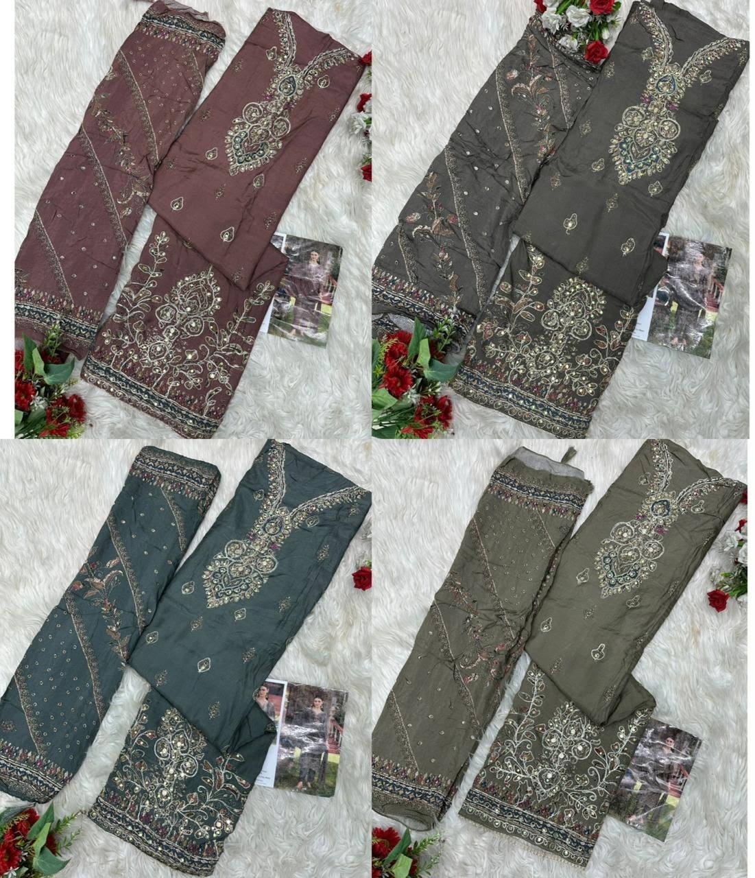 AT - 237 A B C D VISCOSE MUSLIN (AMRUTVELA)