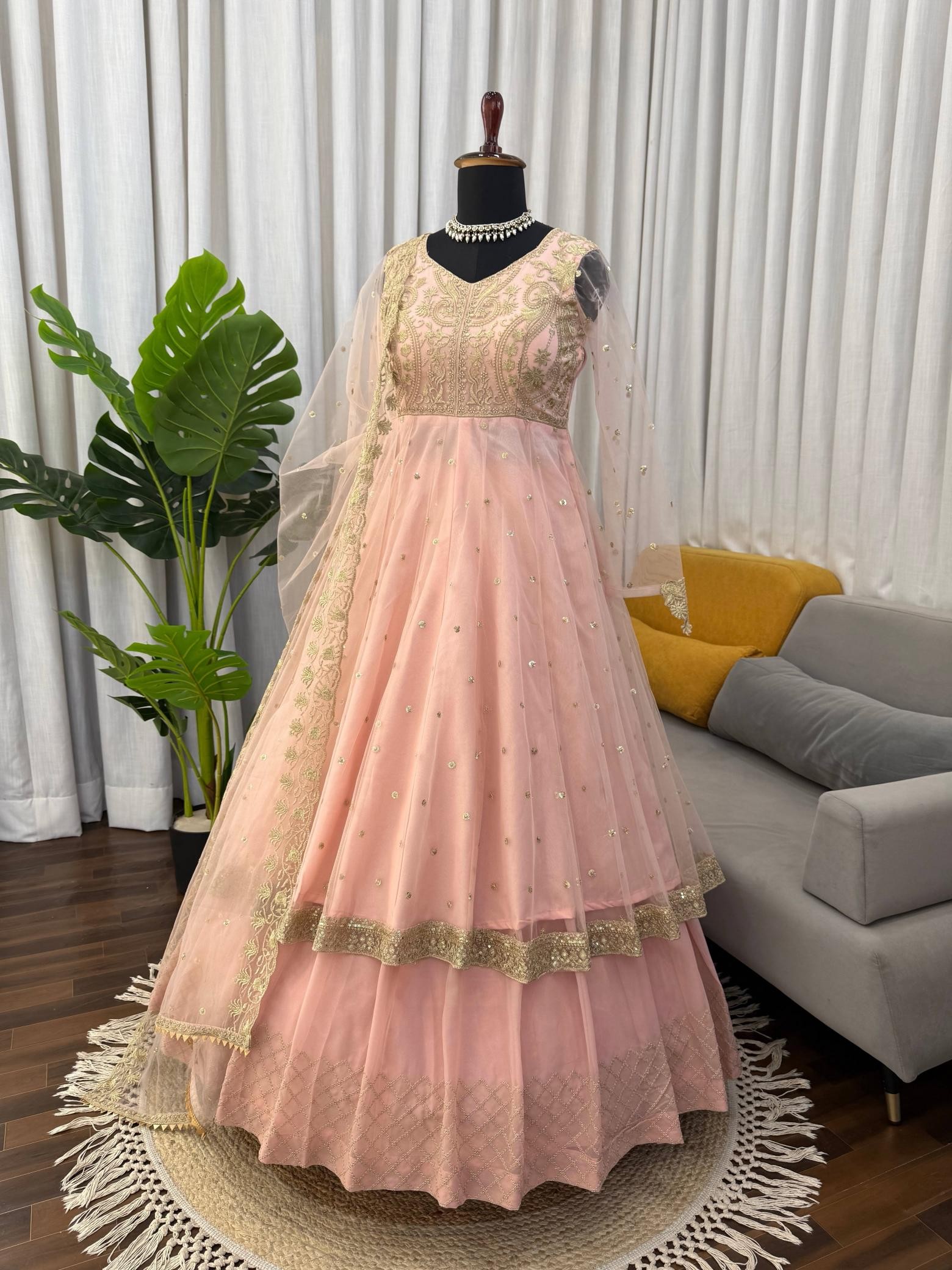 STYLE CODE :- 5991 PARTY WEAR AND WEDDING GOWN COLLECTION 