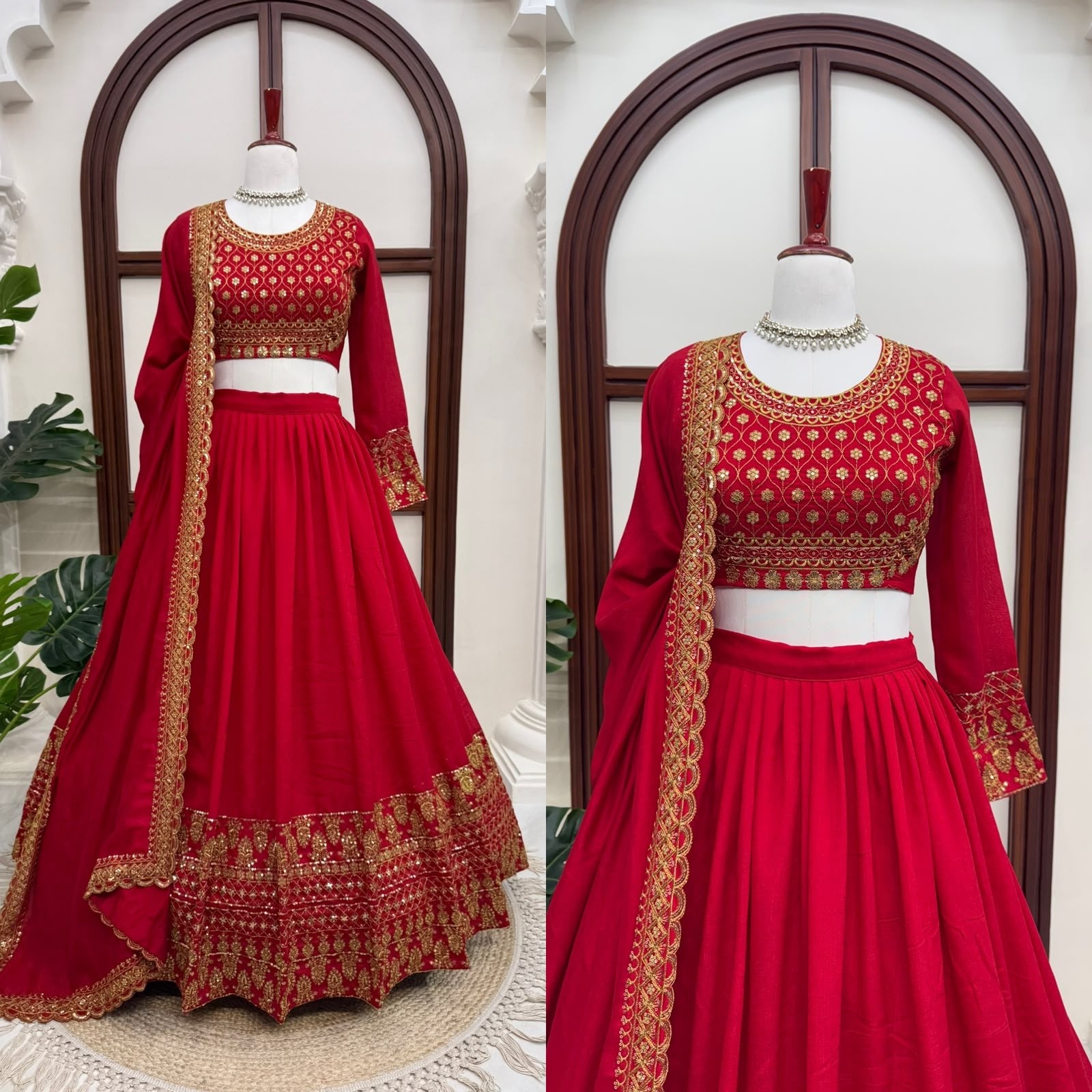 QRC - 404 VICHITRA SILK PARTY WEAR AND WEDDING LEHENGA COLLECTION 