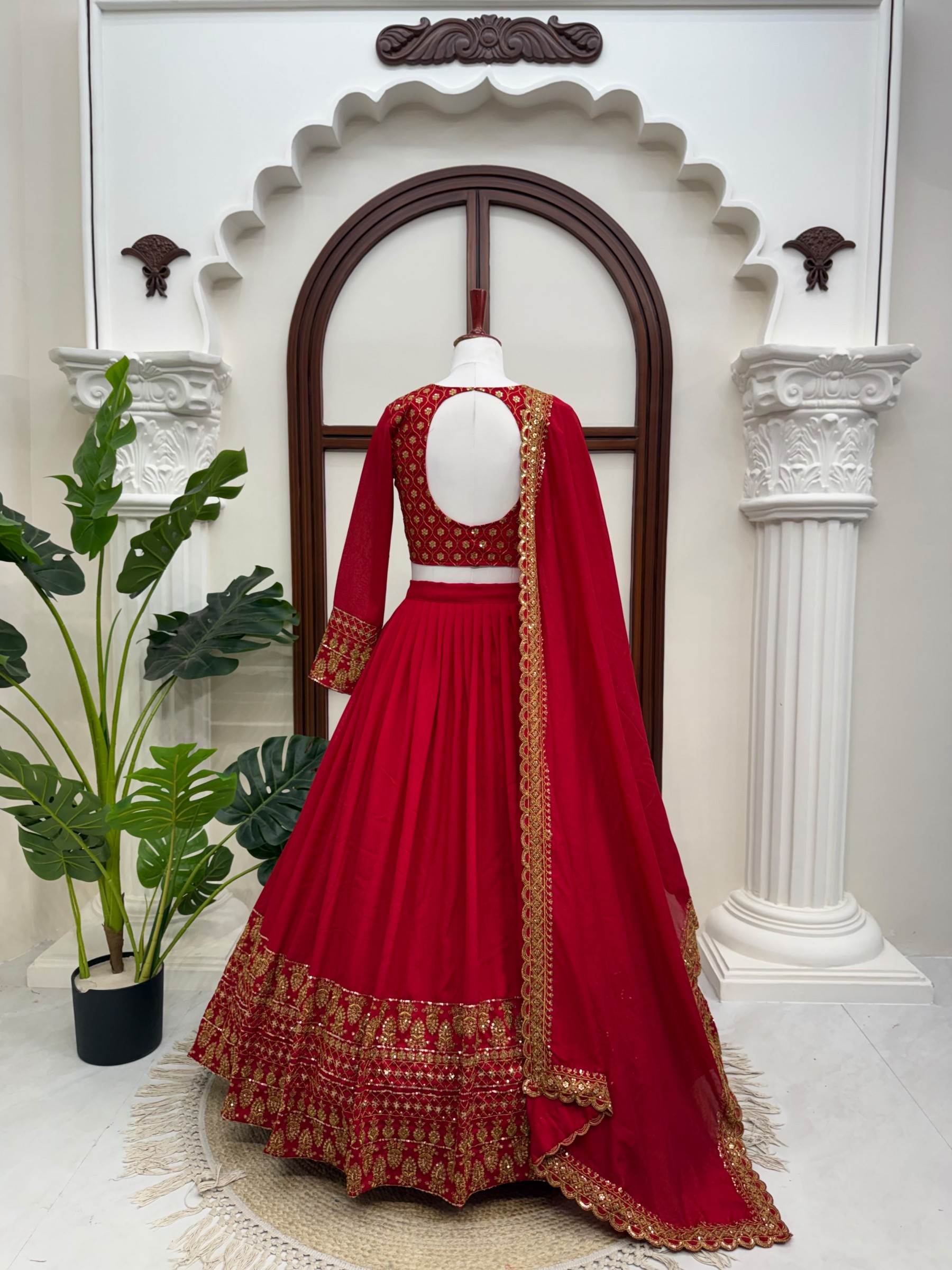 QRC - 404 VICHITRA SILK PARTY WEAR AND WEDDING LEHENGA COLLECTION 