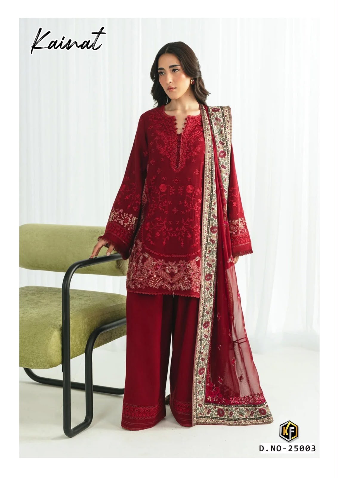 KAINAT VOL :- 25 - HEAVY LAWN COTTON PRINTED SUIT BY PAKISTANI DRESS MATERIAL 