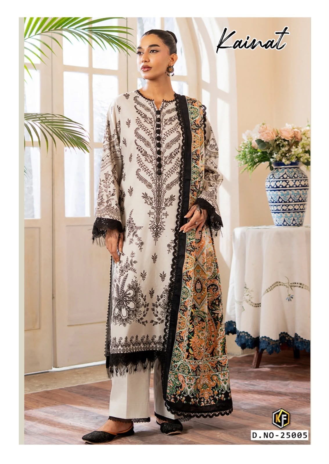 KAINAT VOL :- 25 - HEAVY LAWN COTTON PRINTED SUIT BY PAKISTANI DRESS MATERIAL 