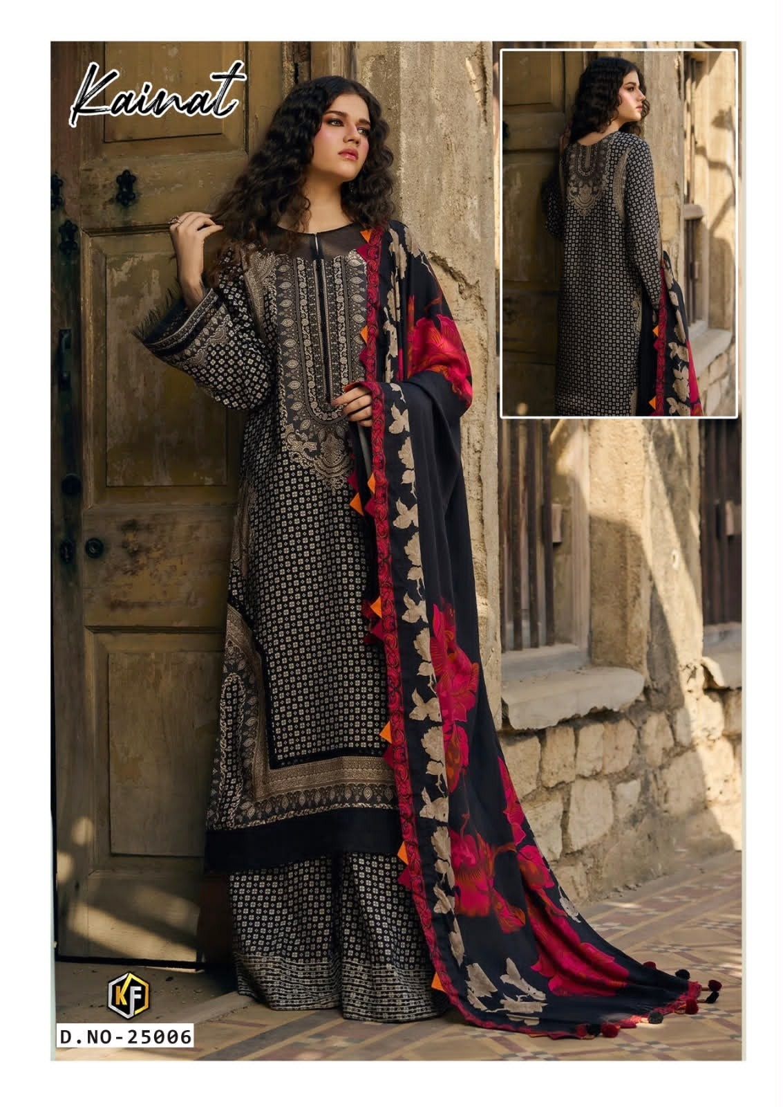 KAINAT VOL :- 25 - HEAVY LAWN COTTON PRINTED SUIT BY PAKISTANI DRESS MATERIAL 