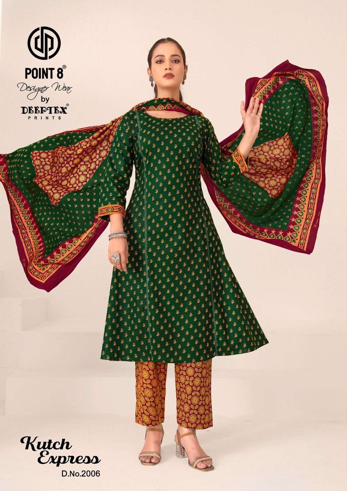 KUTCH EXPRESS VOL - 2 - PURE COTTON NAIRA READYMADE SUIT AND KURTI COLLECTION BY DEEPTEX 