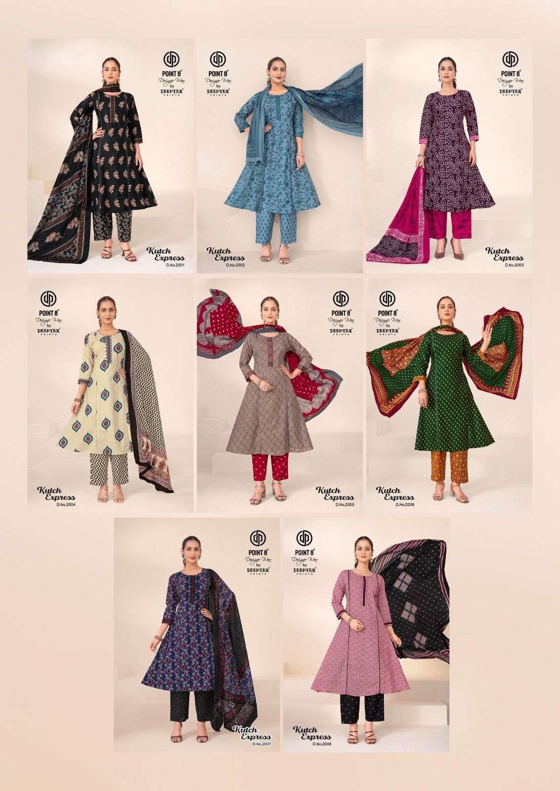 KUTCH EXPRESS VOL - 2 - PURE COTTON NAIRA READYMADE SUIT AND KURTI COLLECTION BY DEEPTEX 
