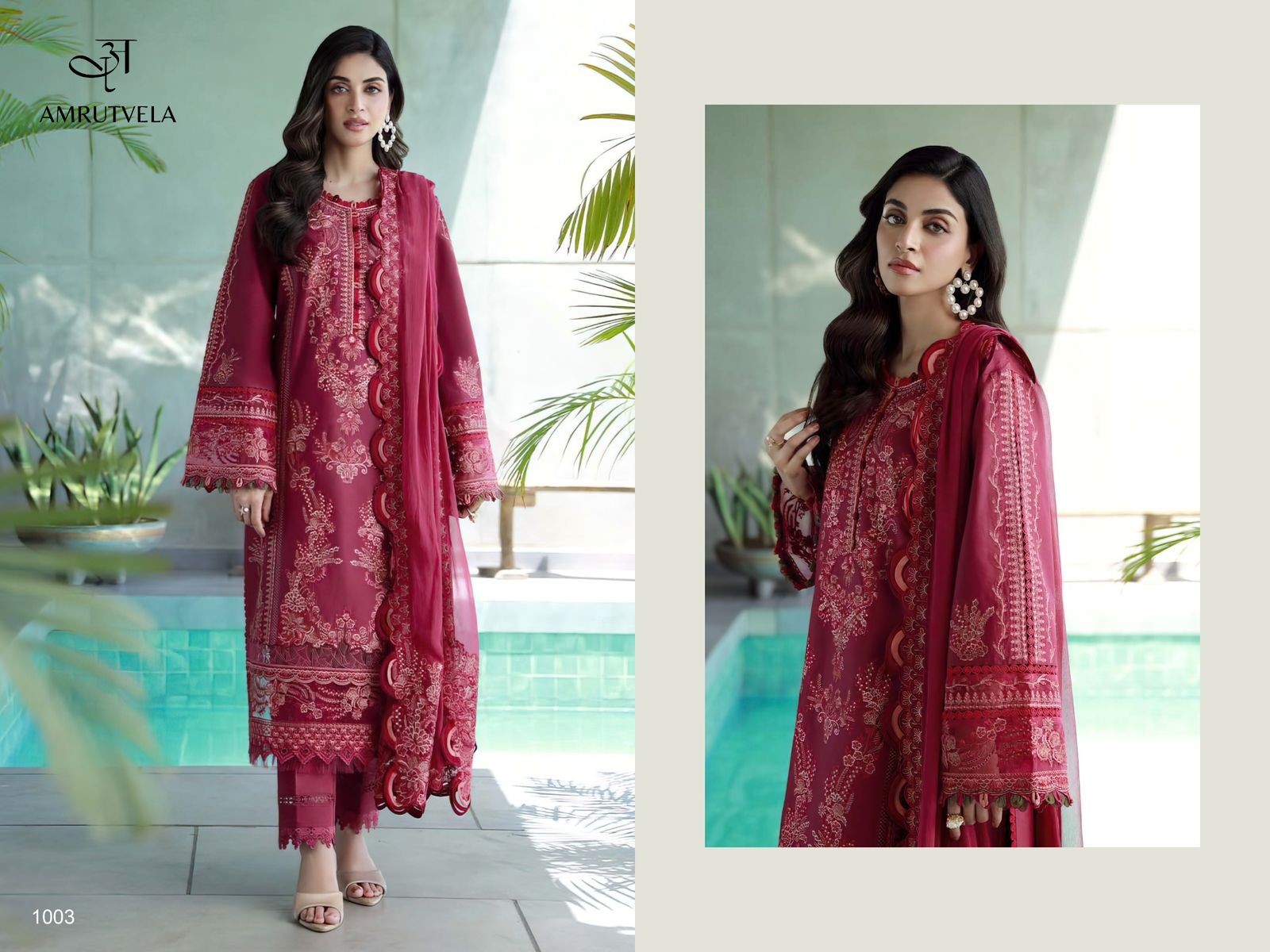 OMBRE CLASSIC HEAVY EMBROIDERY WORK BY PAKISTANI SUIT COLLECTION 