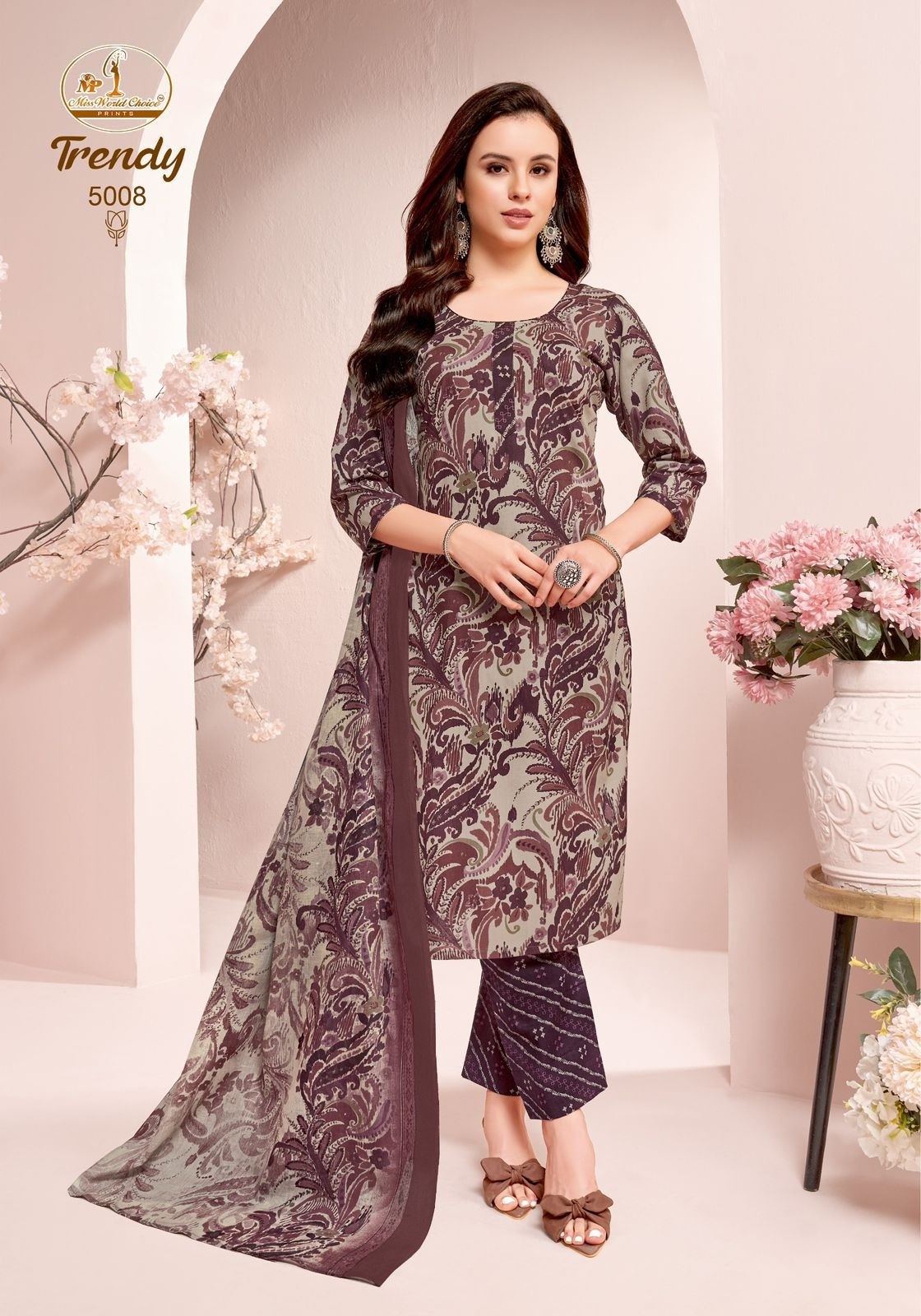 MISS WORLD CHOICE - TRENDY VOL - 5 - PURE HEAVY COTTON READYMADE SUIT SALWAR COLLECTION 