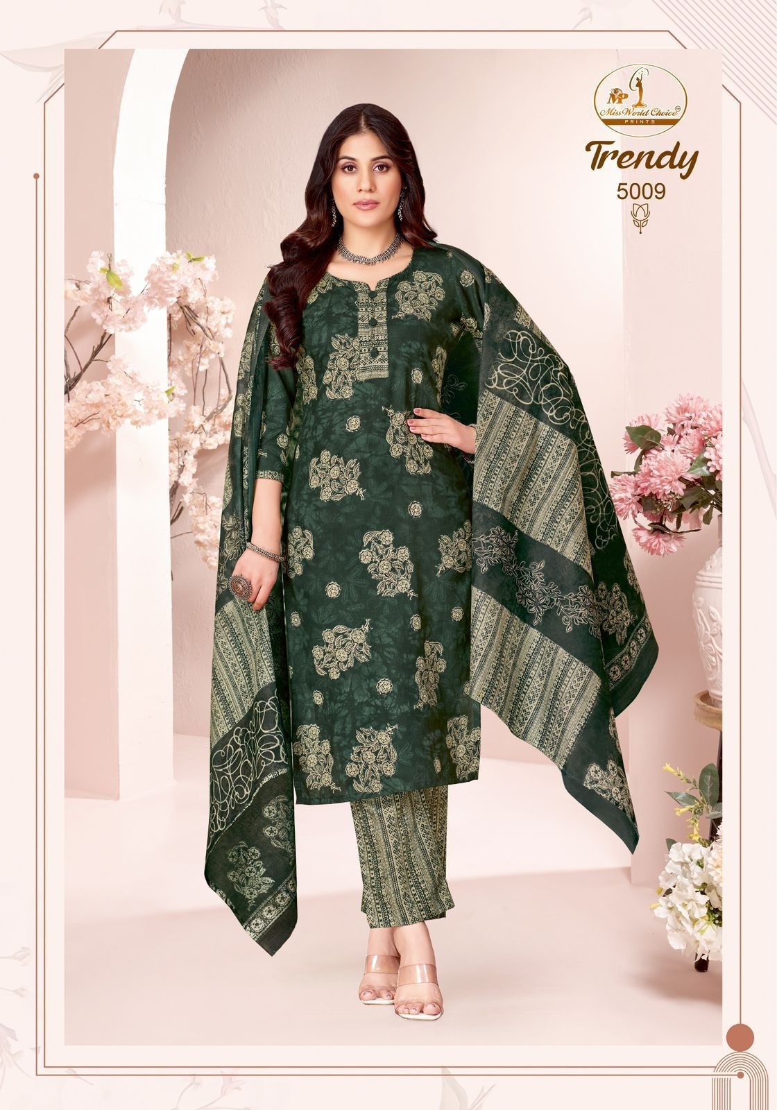 MISS WORLD CHOICE - TRENDY VOL - 5 - PURE HEAVY COTTON READYMADE SUIT SALWAR COLLECTION 