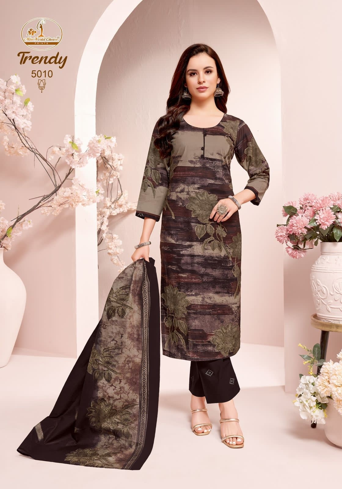 MISS WORLD CHOICE - TRENDY VOL - 5 - PURE HEAVY COTTON READYMADE SUIT SALWAR COLLECTION 