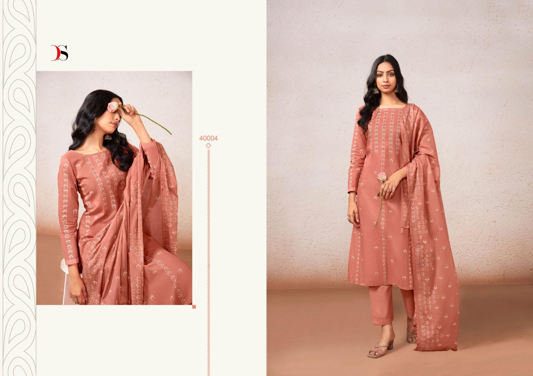 KASTI - PURE COTTON WITH HAND EMBROIDERY WORK BY PAKISTANI SUIT COLLECTION BY DEEPSY 
