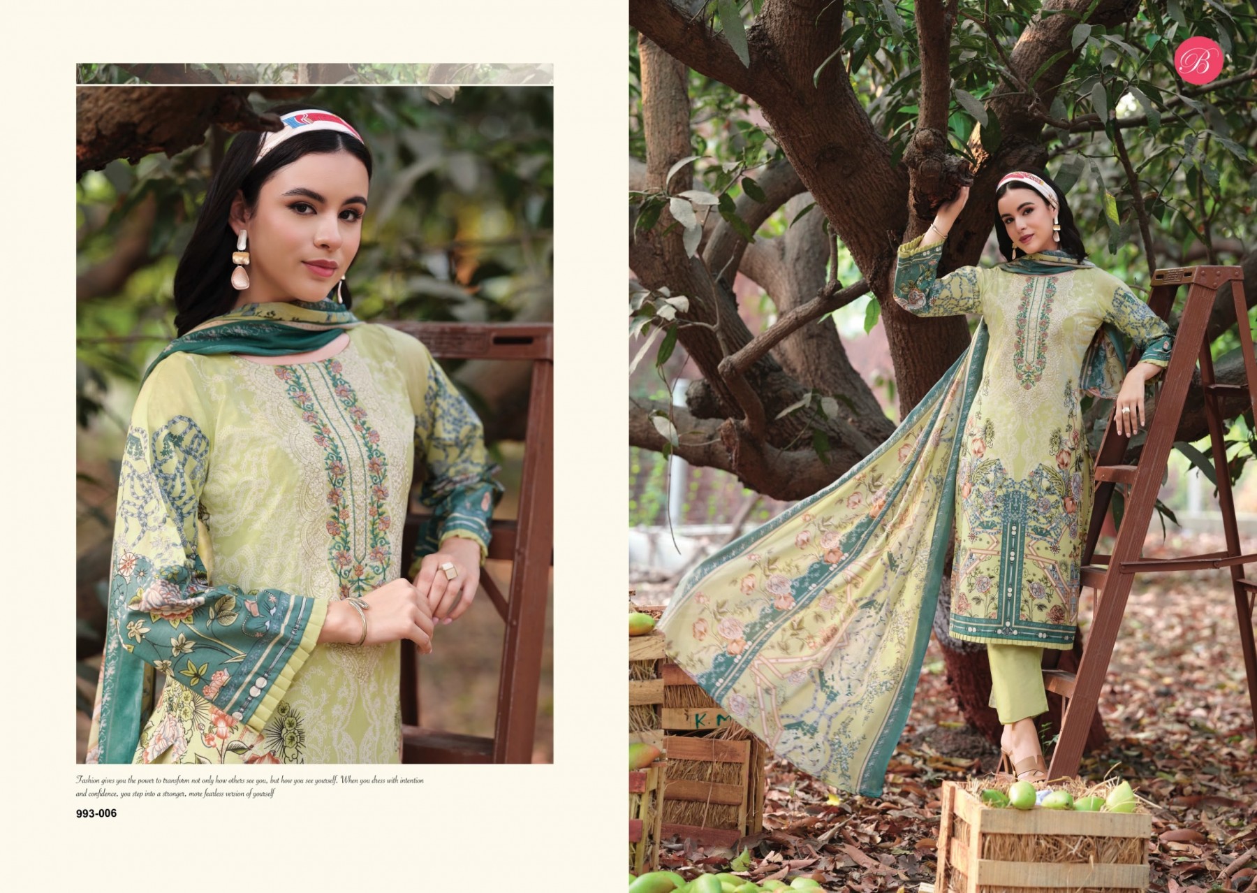 BELLIZA - NAIRA VOL - 152 - PURE COTTON DIGITAL PRINT HEAVY EMBROIDERY WORK BY PAKISTANI SUIT COLLECTION 