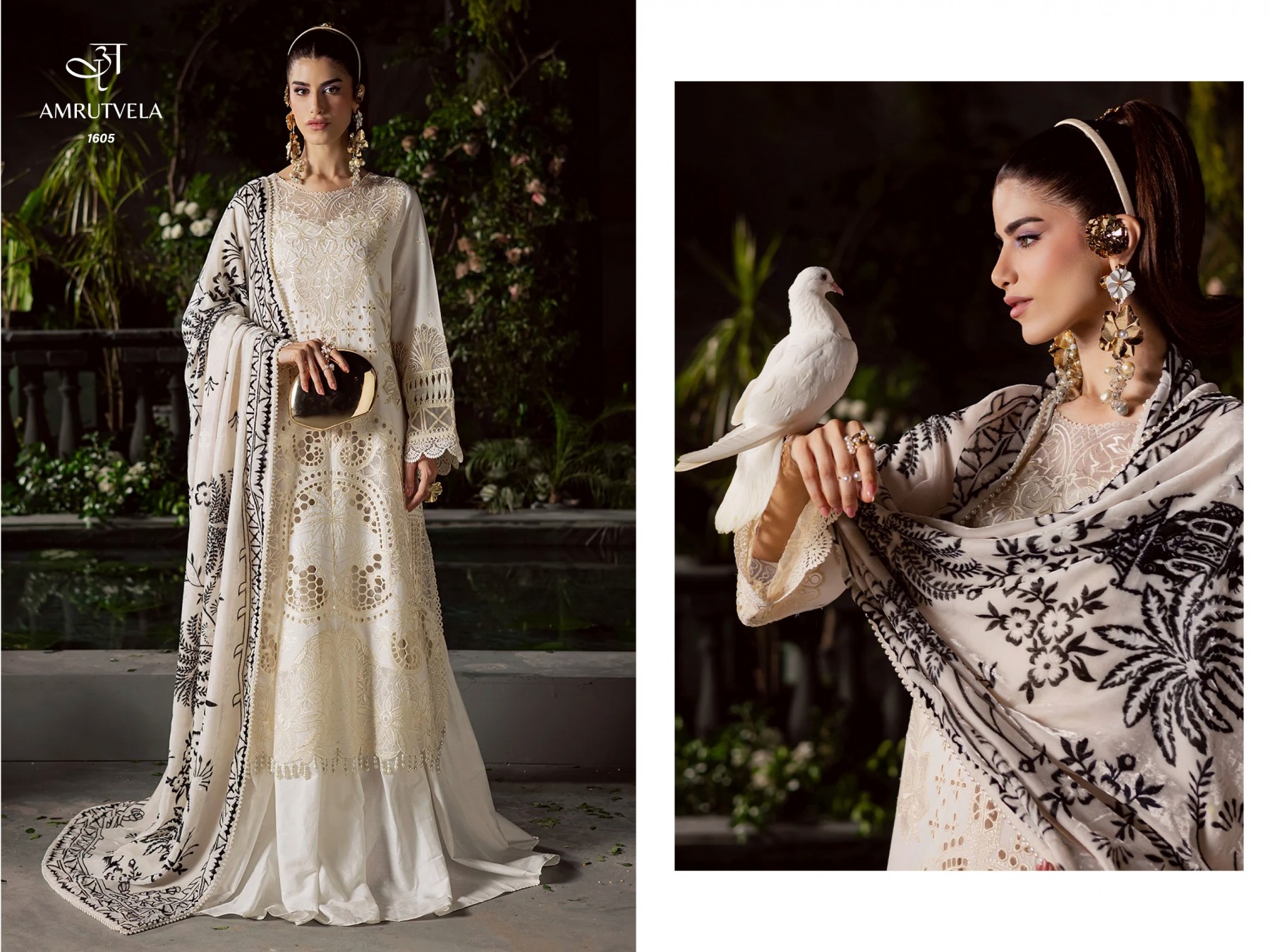 MAHNOOR LUXURY RAYON COLLECTION - PURE REYON WITH HEAVY EMBROIDERY WORK BY PAKISTANI SUIT COLLECTION 