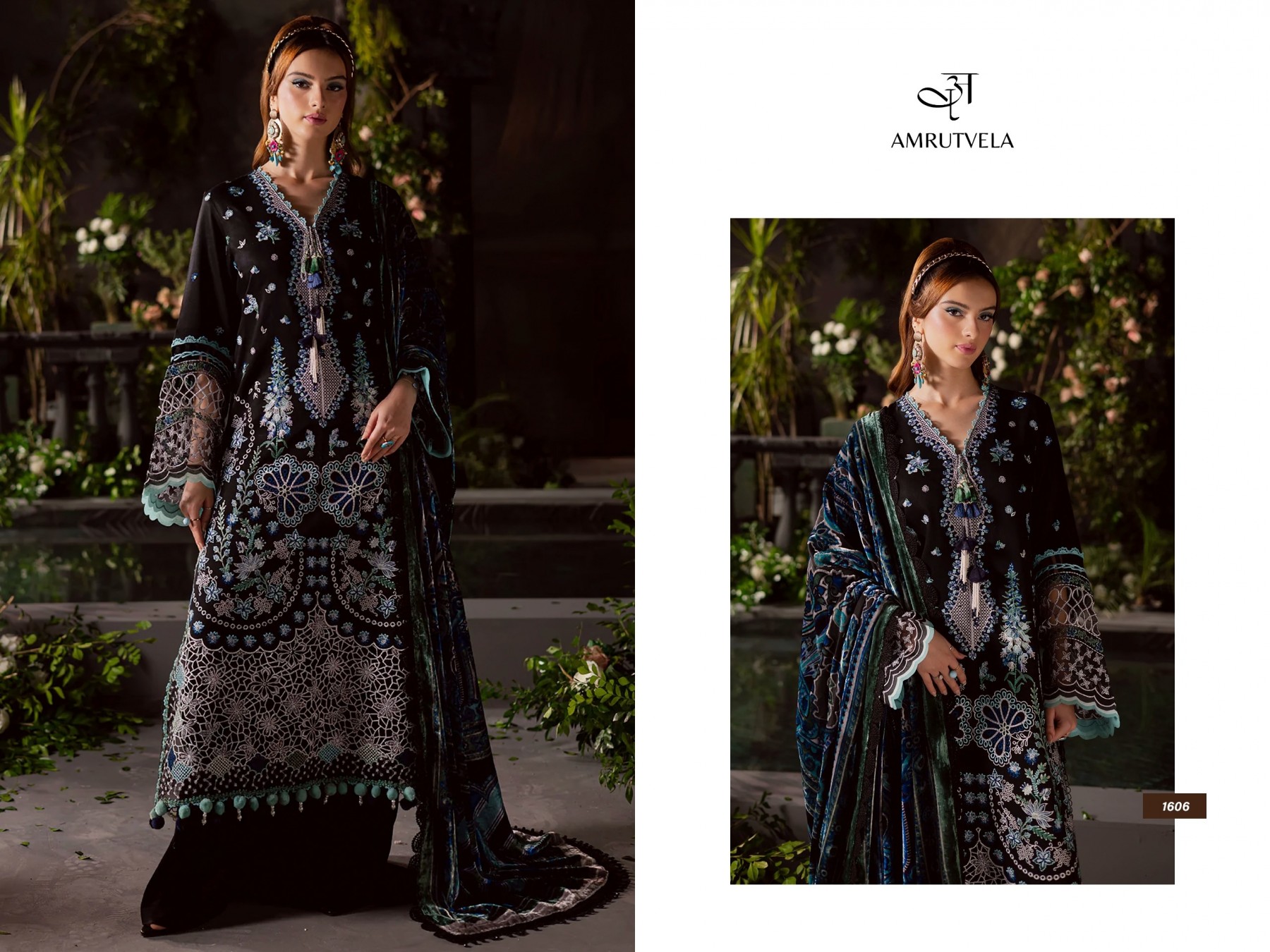 MAHNOOR LUXURY RAYON COLLECTION - PURE REYON WITH HEAVY EMBROIDERY WORK BY PAKISTANI SUIT COLLECTION 