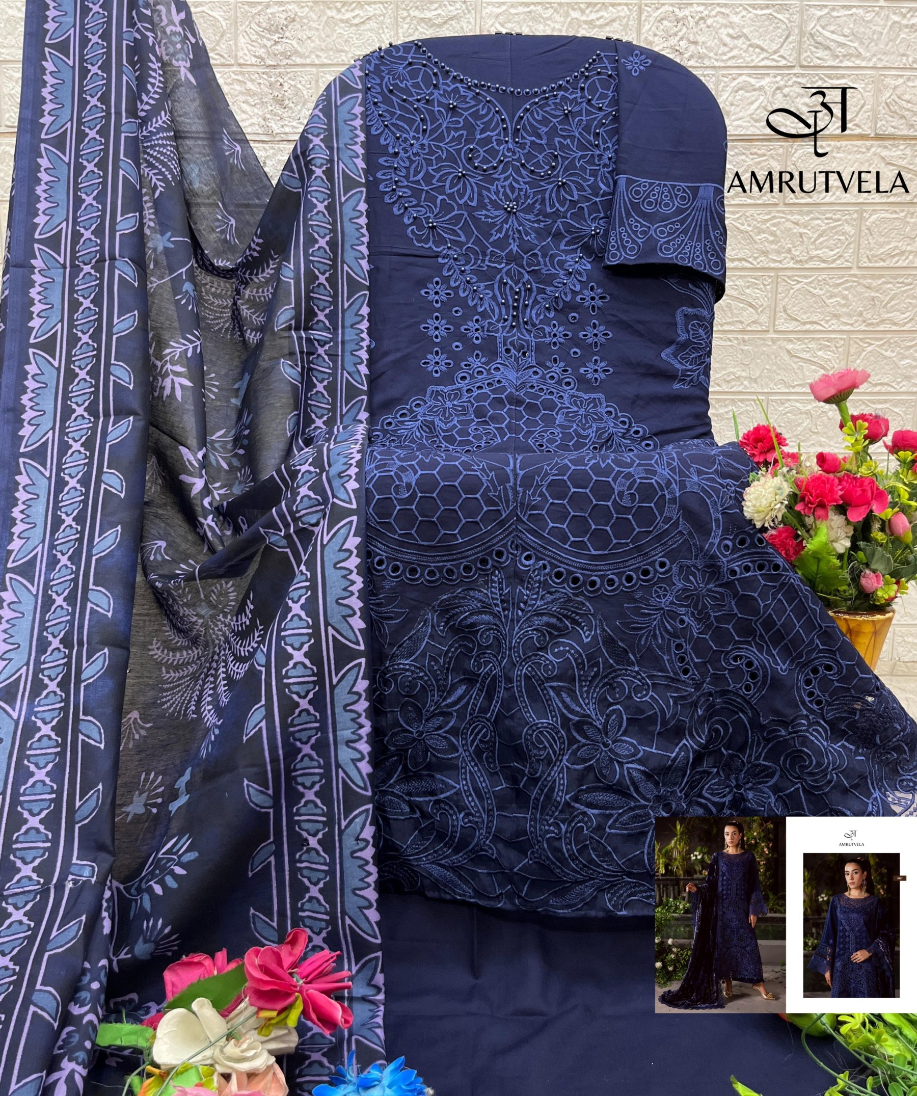 MAHNOOR LUXURY RAYON COLLECTION - PURE REYON WITH HEAVY EMBROIDERY WORK BY PAKISTANI SUIT COLLECTION 
