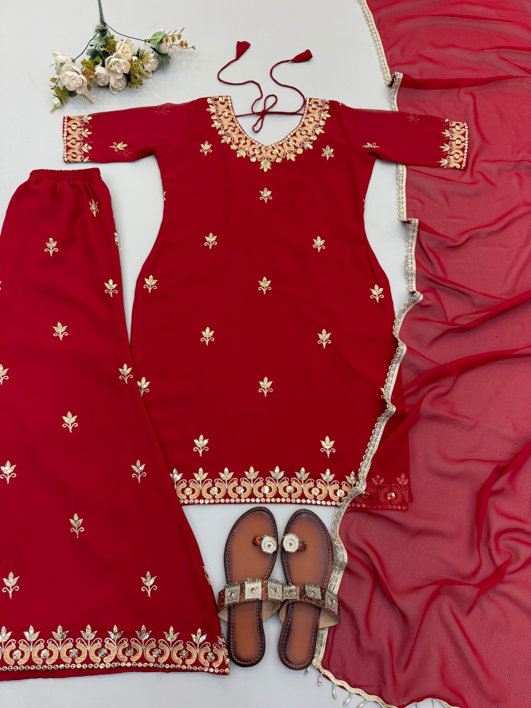 ZSR 3174 FOX GEORGETTE PAKISTANI READYMADE SUIT COLLECTION 