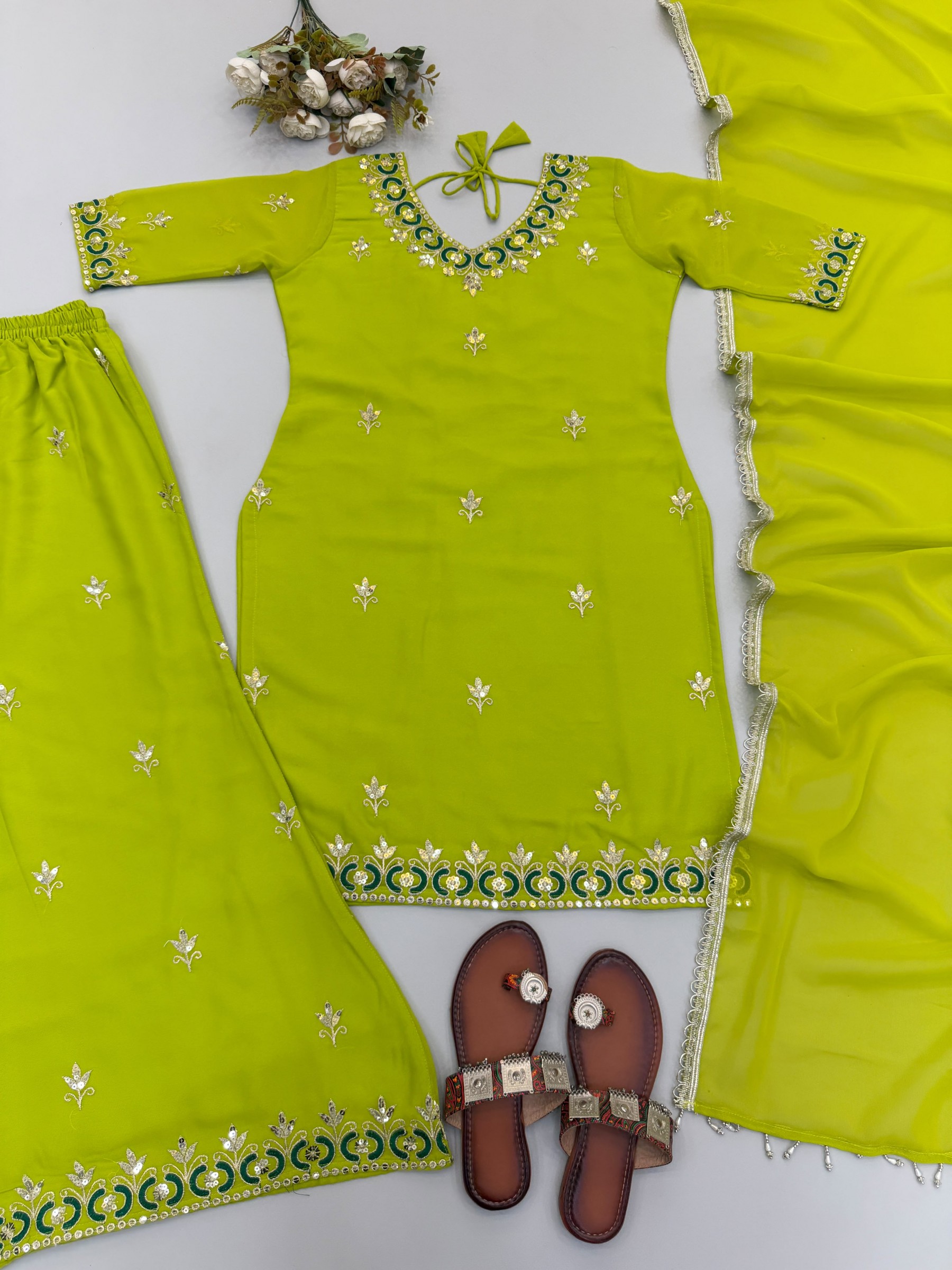 ZSR 3174 FOX GEORGETTE PAKISTANI READYMADE SUIT COLLECTION 
