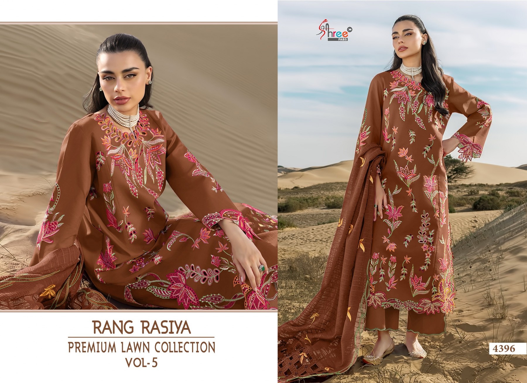 RANG RASIYA PREMIUM LAWN COLLECTION VOL 5 PAKISTANI SUIT WHOLESALE PRICE 
