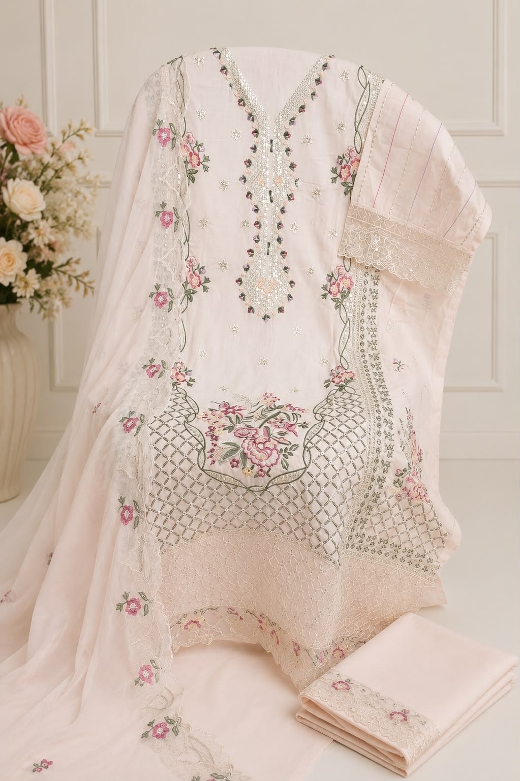 Al Amra ZF Anaya Lawn 86 Heavy PC Cotton Pakistani Suit 