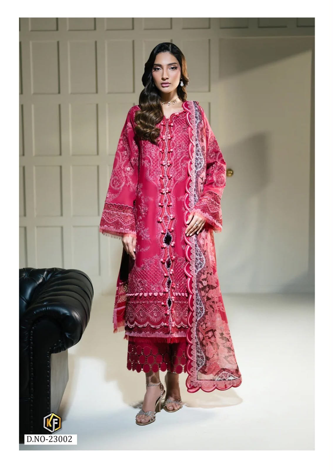 Keval Fab K Kasha Vol 23 Heavy Cotton Printed Unstitched Suit with Malmal Dupatta