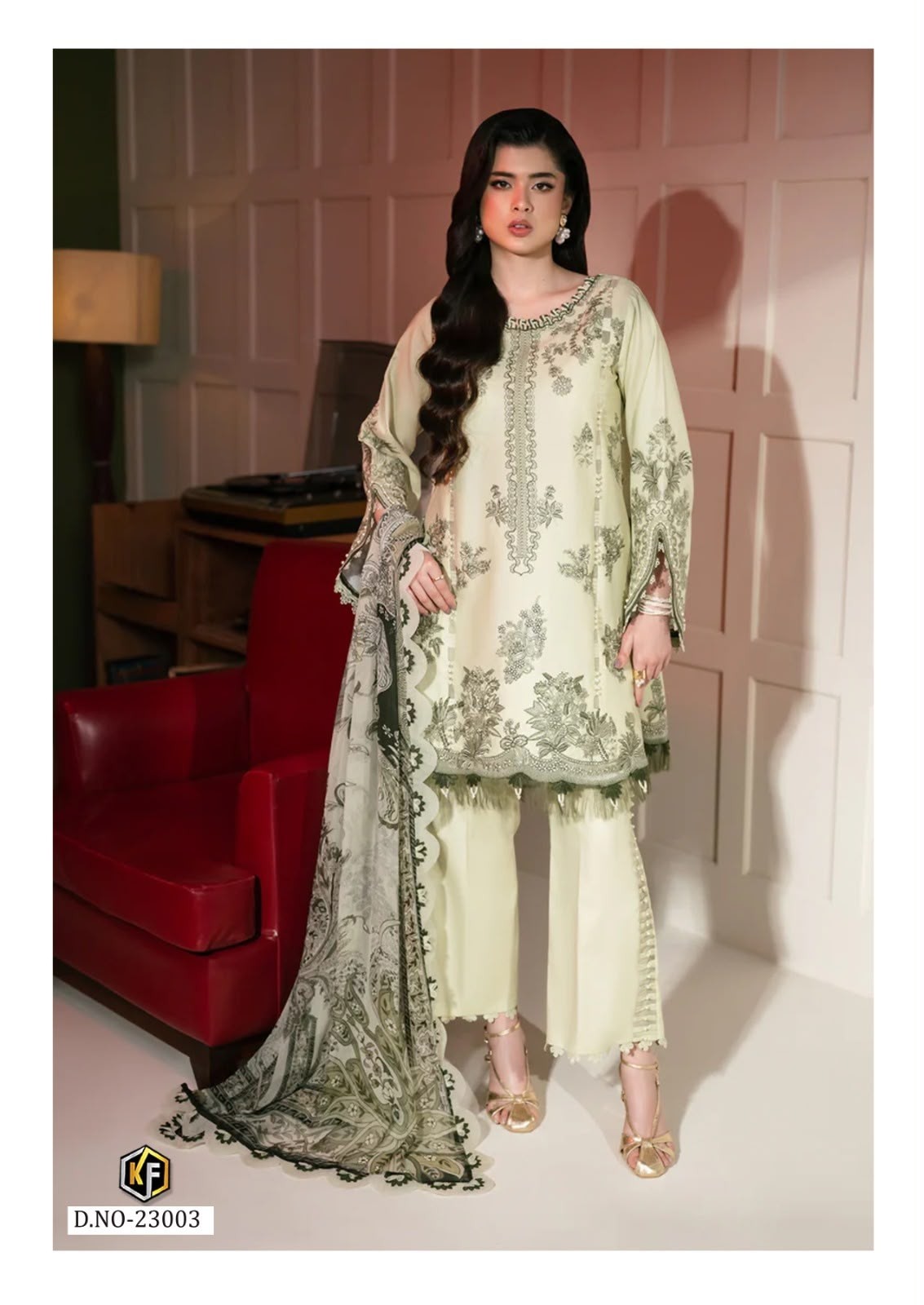 Keval Fab K Kasha Vol 23 Heavy Cotton Printed Unstitched Suit with Malmal Dupatta