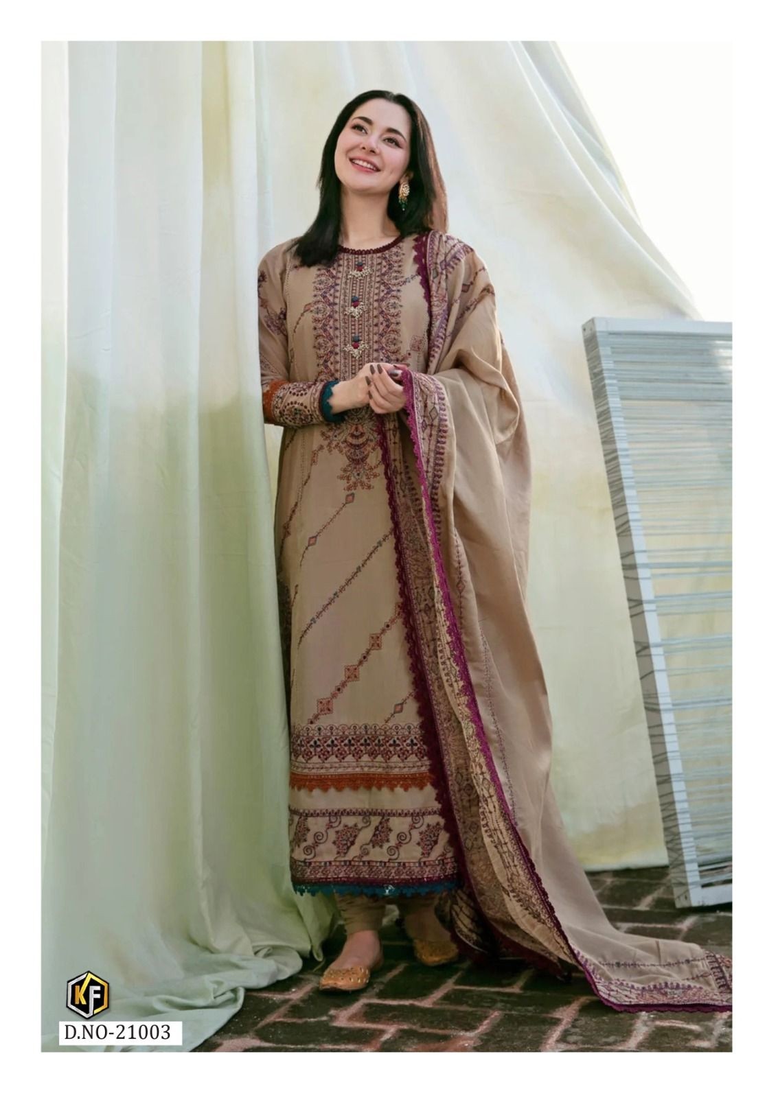 KEVAL FAB MARYUM & MARIA Vol. 21 – Premium Cotton Ready-to-Wear Pakistani Karachi Readymade Suit Set to set wholesale price 