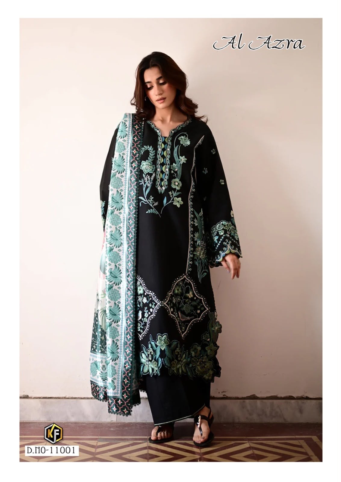 Keval Fab Al Azra Vol. 11 Heavy Cotton Printed Unstitched Pakistani Suit set to set wholesale price 