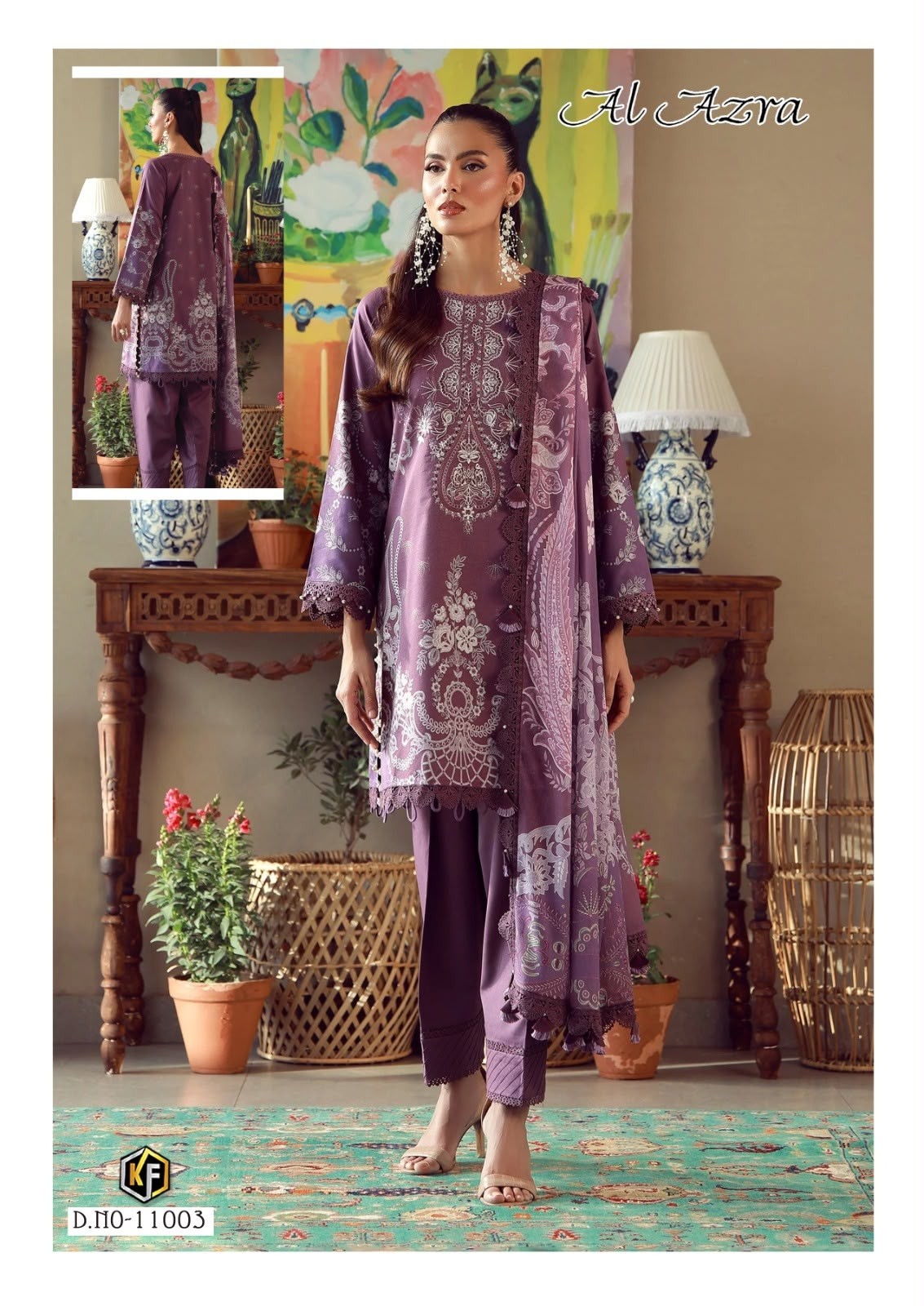 Keval Fab Al Azra Vol. 11 Heavy Cotton Printed Unstitched Pakistani Suit set to set wholesale price 