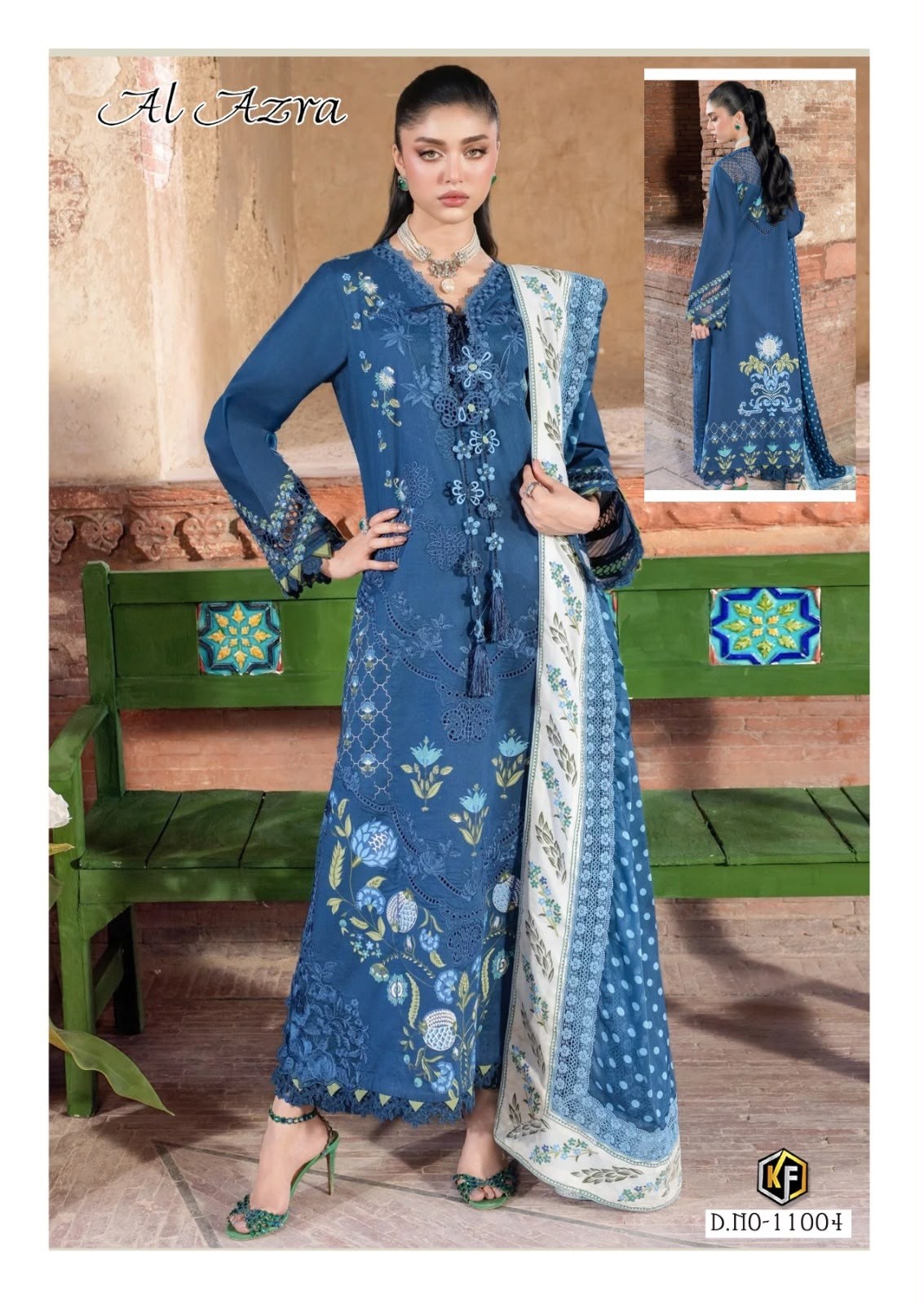 Keval Fab Al Azra Vol. 11 Heavy Cotton Printed Unstitched Pakistani Suit set to set wholesale price 