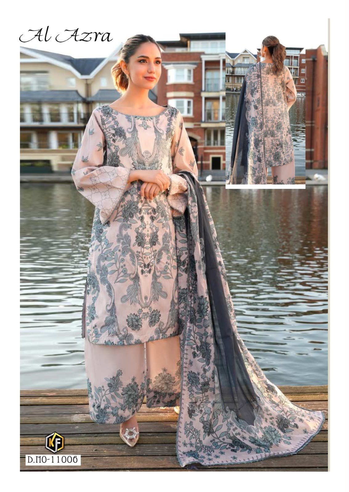 Keval Fab Al Azra Vol. 11 Heavy Cotton Printed Unstitched Pakistani Suit set to set wholesale price 
