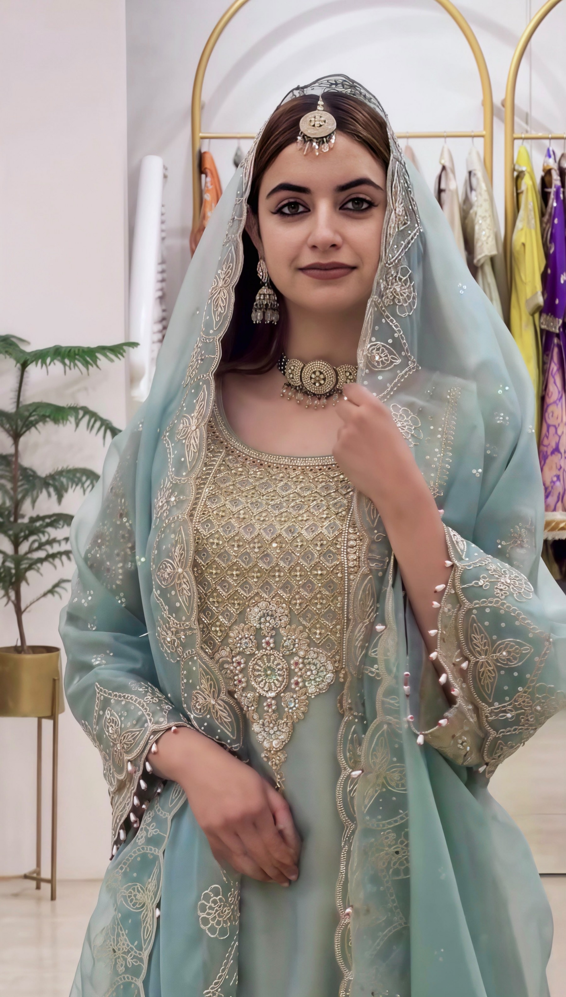 Designer Party Wear Faux Georgette Embroidery Sharara Suit with Dupatta – NSR-904 Pakistani Sharara Single Wholesale Price 