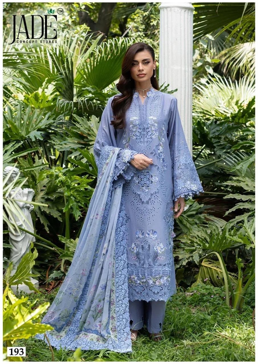 Jade Concept Chevron Exclusive Heavy Cotton Dress Material Vol. 20  Pakistani Karachi Suit (Full Set) wholesale price 