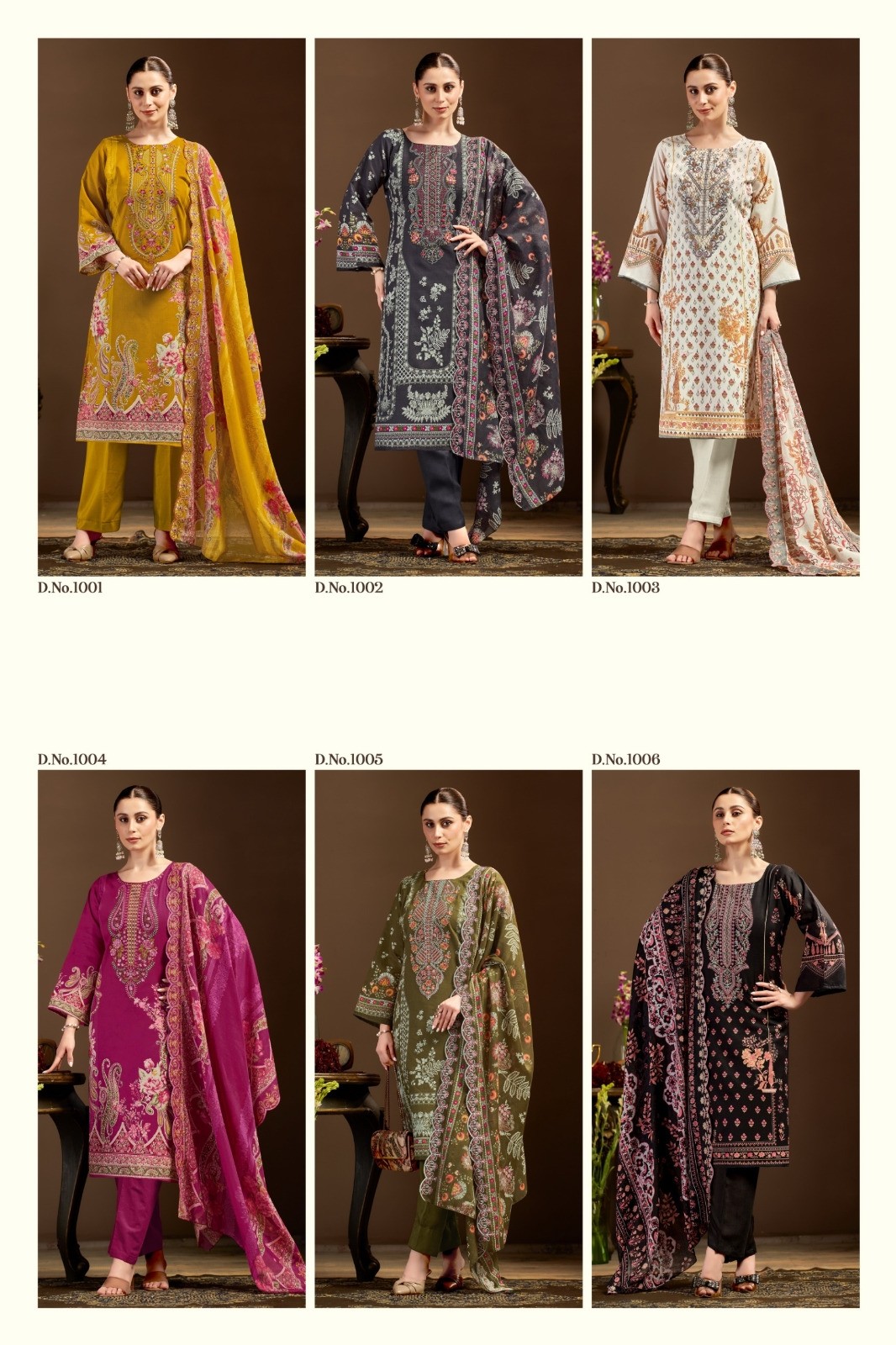 Kavya Kala Mannat Karachi Cotton Designer Embroidered Pakistani Suit (Full Set) Wholesale Price 