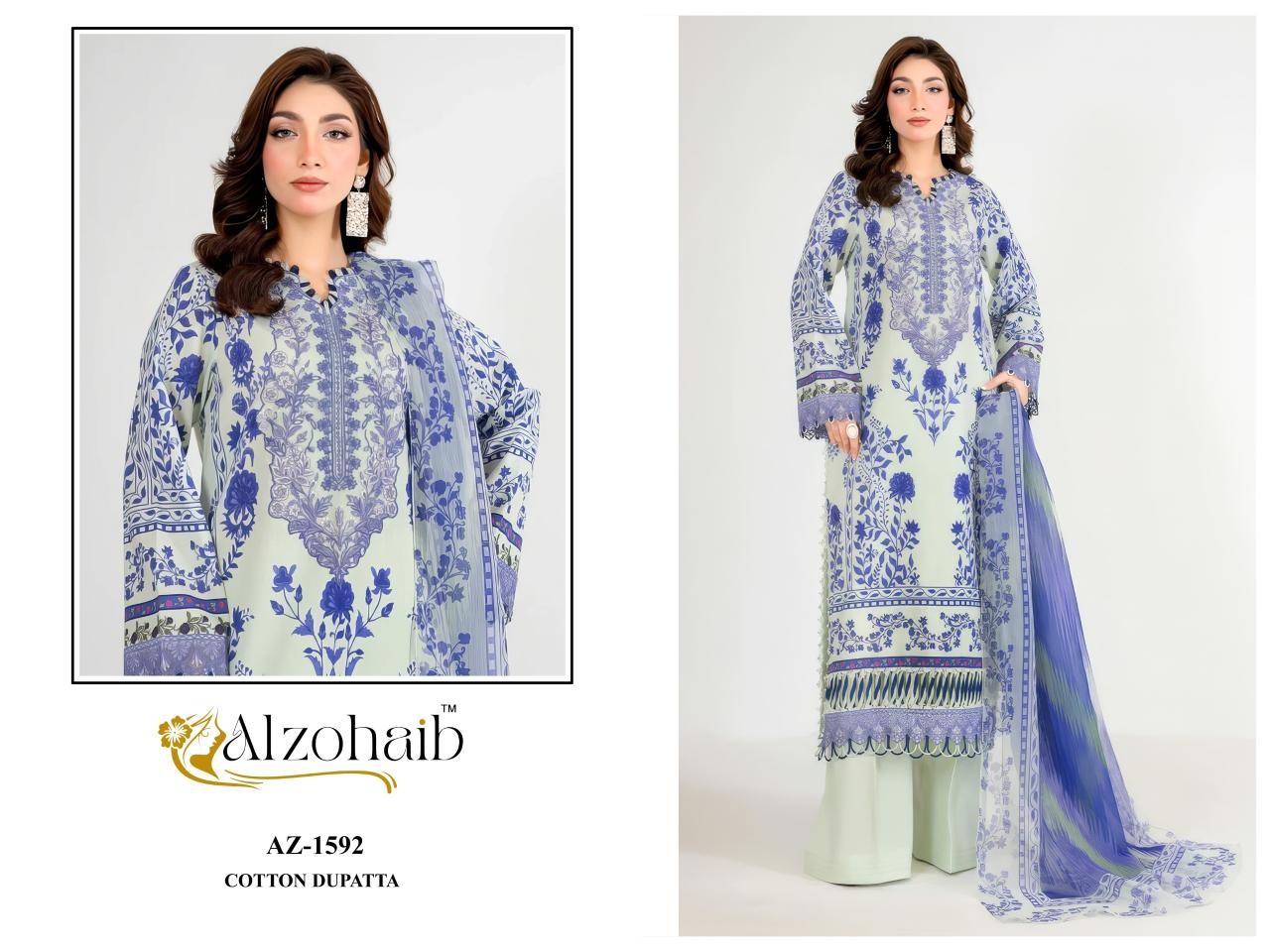 ALZOHAIB Anisa Vol. 1 Pakistani Suit – Pure Cotton Patch Work Pakistani Suit (Single And Full Set) Wholesale Price 