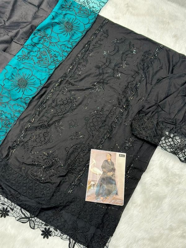 Rangrasiya Premium Lawn 3 Piece Embroidered Suit by Jihan Suits – D No. 3612, 3614, 3615 Pakistani Suit (Full Set) Wholesale Price 