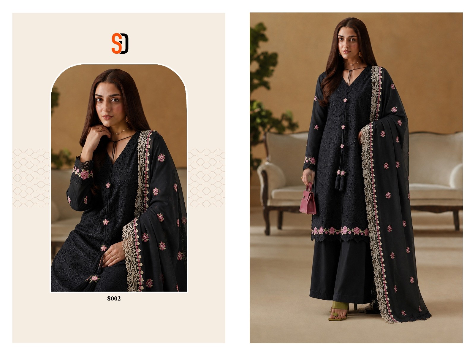 Shraddha Designer ELAF Premium Vol 01 Cotton Embroidered Pakistani Suit (Full Set) Wholesale Price 