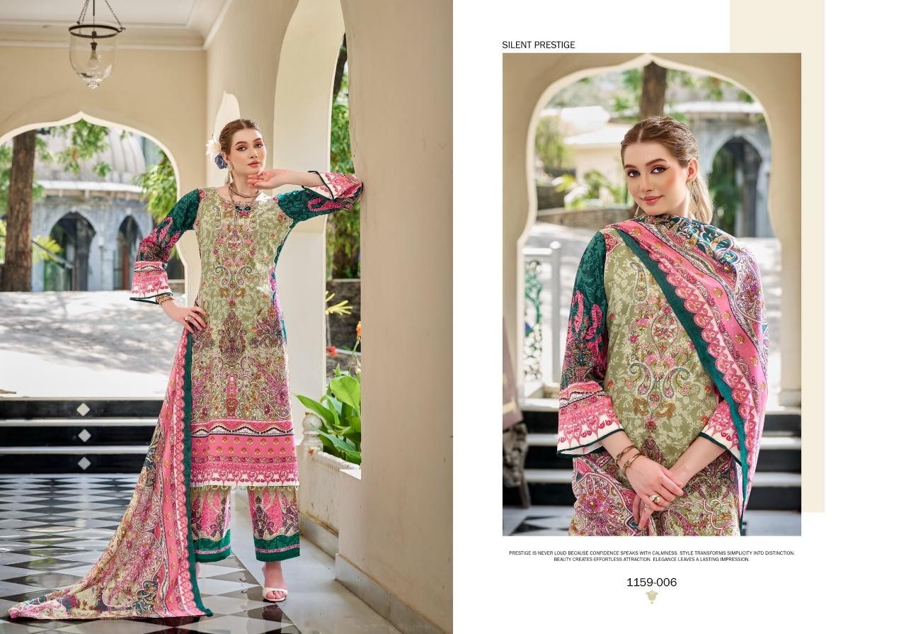 Romani Mahira Vol 10 – Premium Soft Cotton Heavy Self Embroidered Festive Pakistani Suit (Full Set) Wholesale Price 
