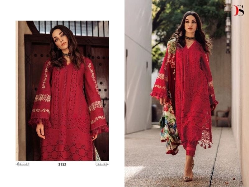SAIRA RIZWAN Lawn-23 by DEEPSY SUITS – Cambric Cotton Embroidered Pakistani Suit Single Wholesale Price 