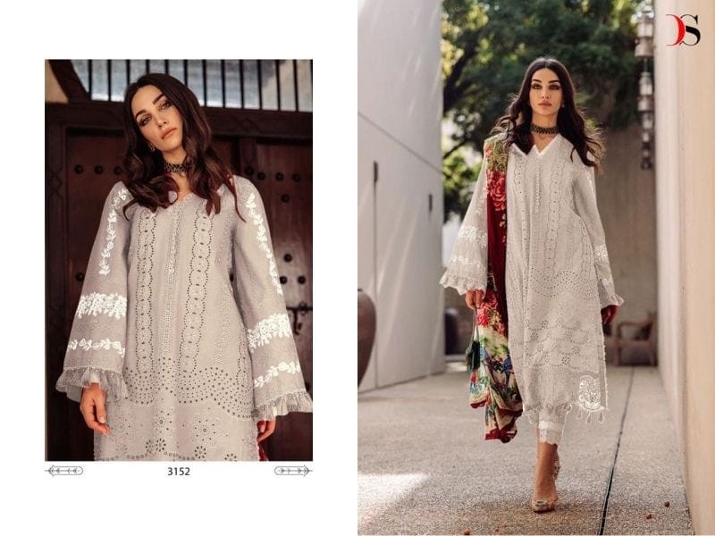 SAIRA RIZWAN Lawn-23 by DEEPSY SUITS – Cambric Cotton Embroidered Pakistani Suit Single Wholesale Price 