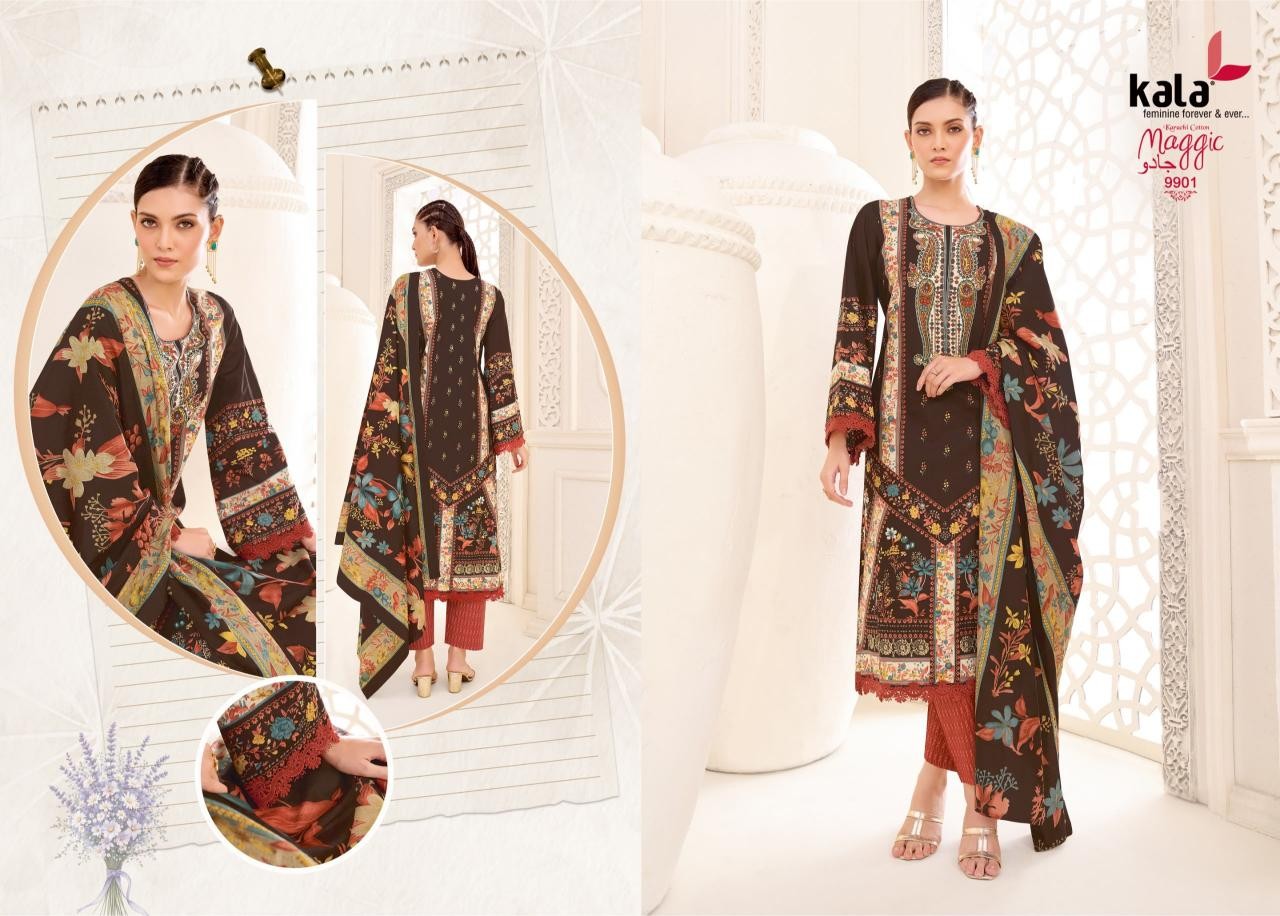KALA CREATION MAGGIC Vol 25 – Premium Pure Cotton 12 Pcs Collection Full Set Wholesale Price 