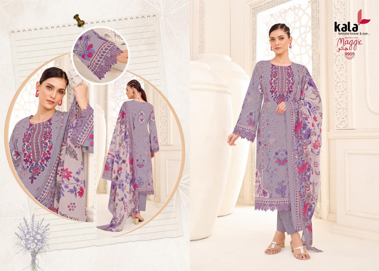 KALA CREATION MAGGIC Vol 25 – Premium Pure Cotton 12 Pcs Collection Full Set Wholesale Price 