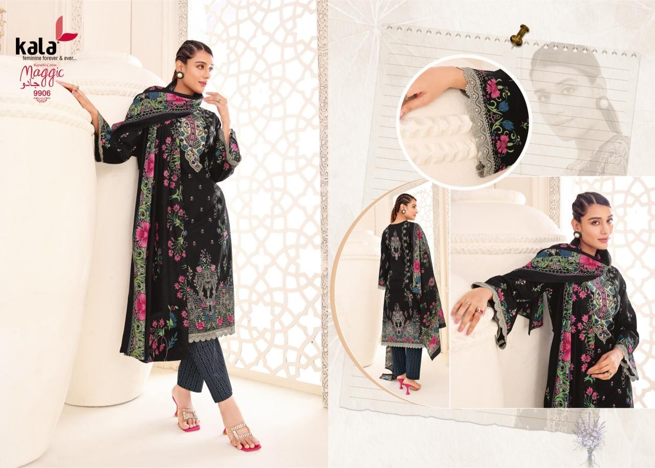 KALA CREATION MAGGIC Vol 25 – Premium Pure Cotton 12 Pcs Collection Full Set Wholesale Price 
