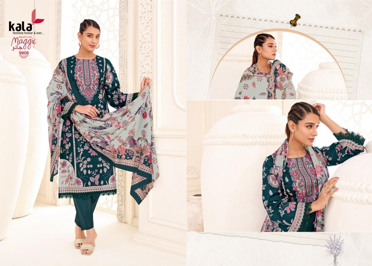 KALA CREATION MAGGIC Vol 25 – Premium Pure Cotton 12 Pcs Collection Full Set Wholesale Price 