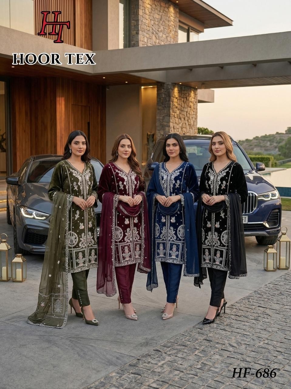 Pcs Pakistani Suit Set