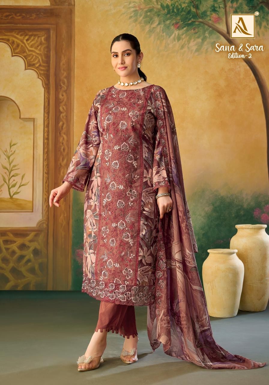 ALOK SUIT – SANA & SARA-2 | Premium Cotton 3 Piece Suit | RD Fashion Surat