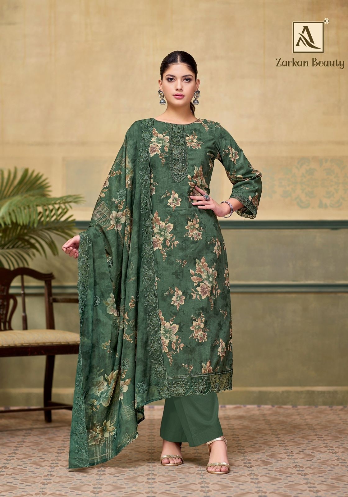 ALOK SUIT | ZARKAN BEAUTY | Premium Designer Cotton Suit | RD Fashion Surat