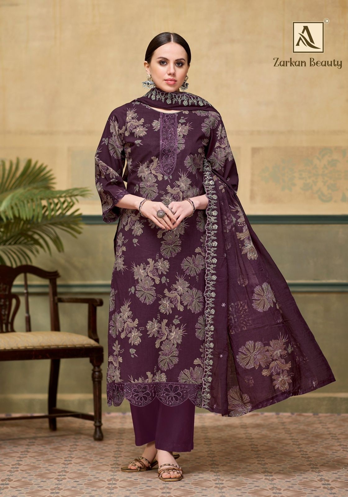 ALOK SUIT | ZARKAN BEAUTY | Premium Designer Cotton Suit | RD Fashion Surat