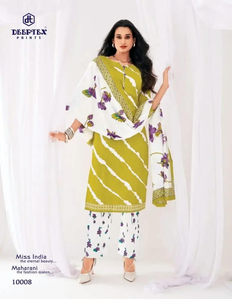 Deeptex, Miss India Vol-100, Cotton Dress Material, 16 Pcs Catalogue, Cotton Suit, Wholesale Collection