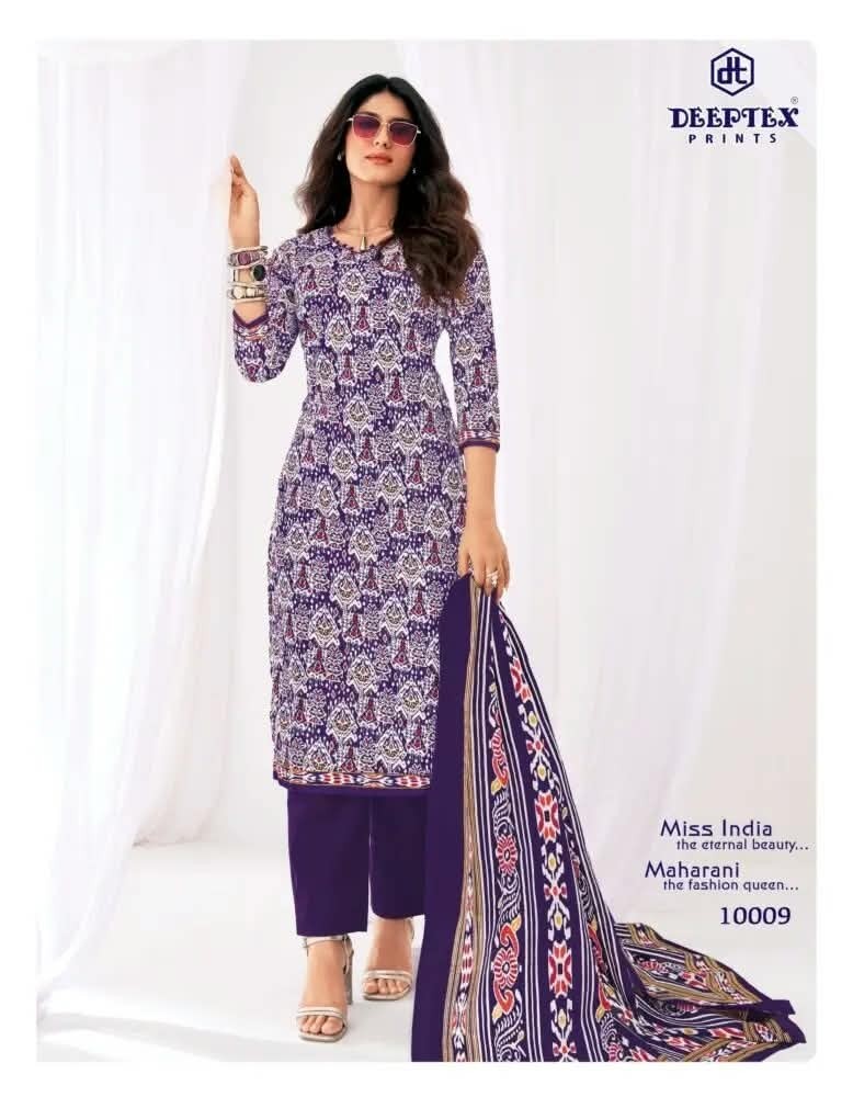 Deeptex, Miss India Vol-100, Cotton Dress Material, 16 Pcs Catalogue, Cotton Suit, Wholesale Collection
